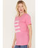 Image #2 - Ali Dee Women's Nashville Singstress Short Sleeve Graphic Tee, Pink, hi-res