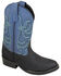 Image #1 - Smoky Mountain Boys' Monterey Western Boots - Round Toe, Black, hi-res