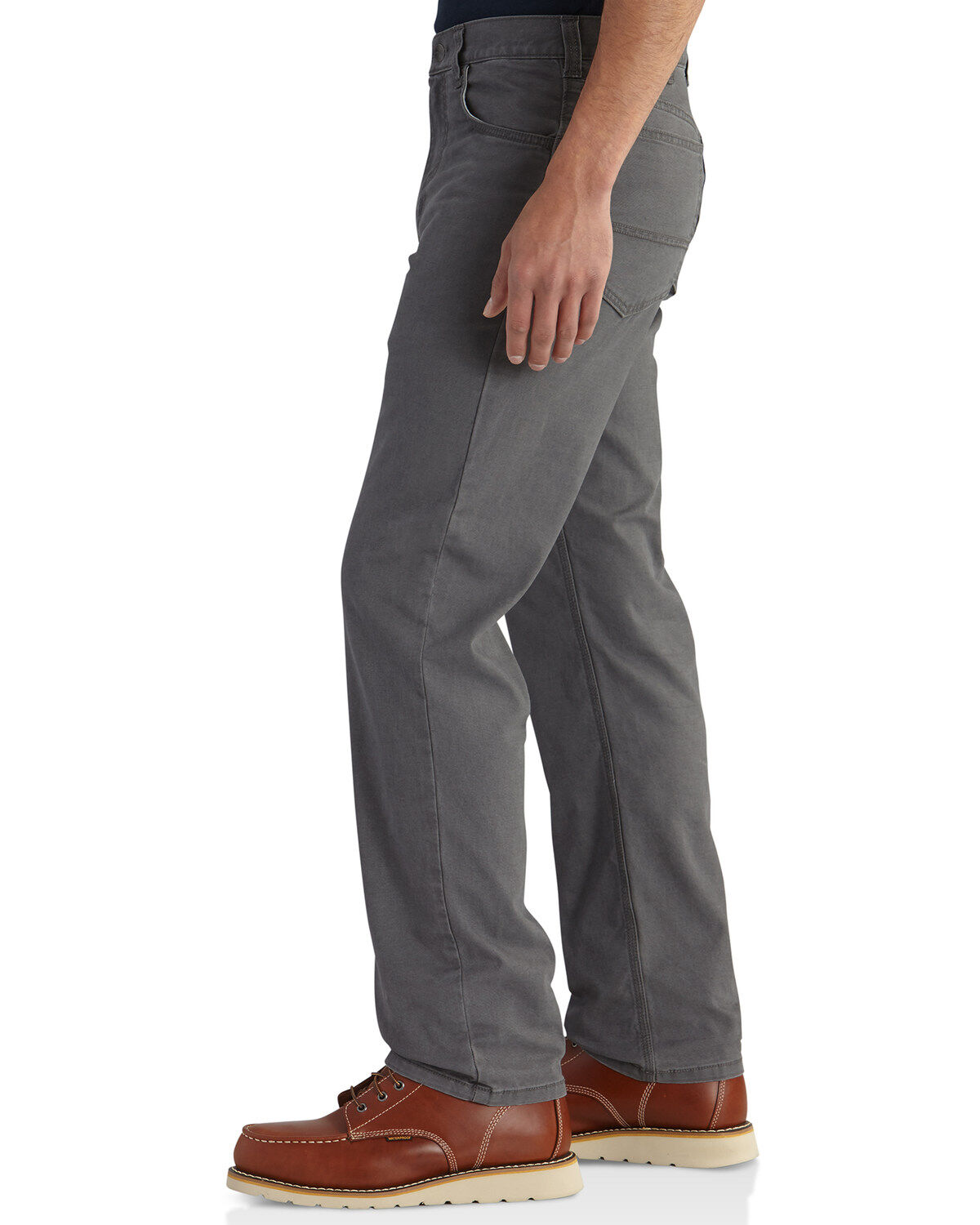 Image #8 - Carhartt Men's Rugged Flex® Rigby Five-Pocket Pants, Charcoal Grey, hi-res
