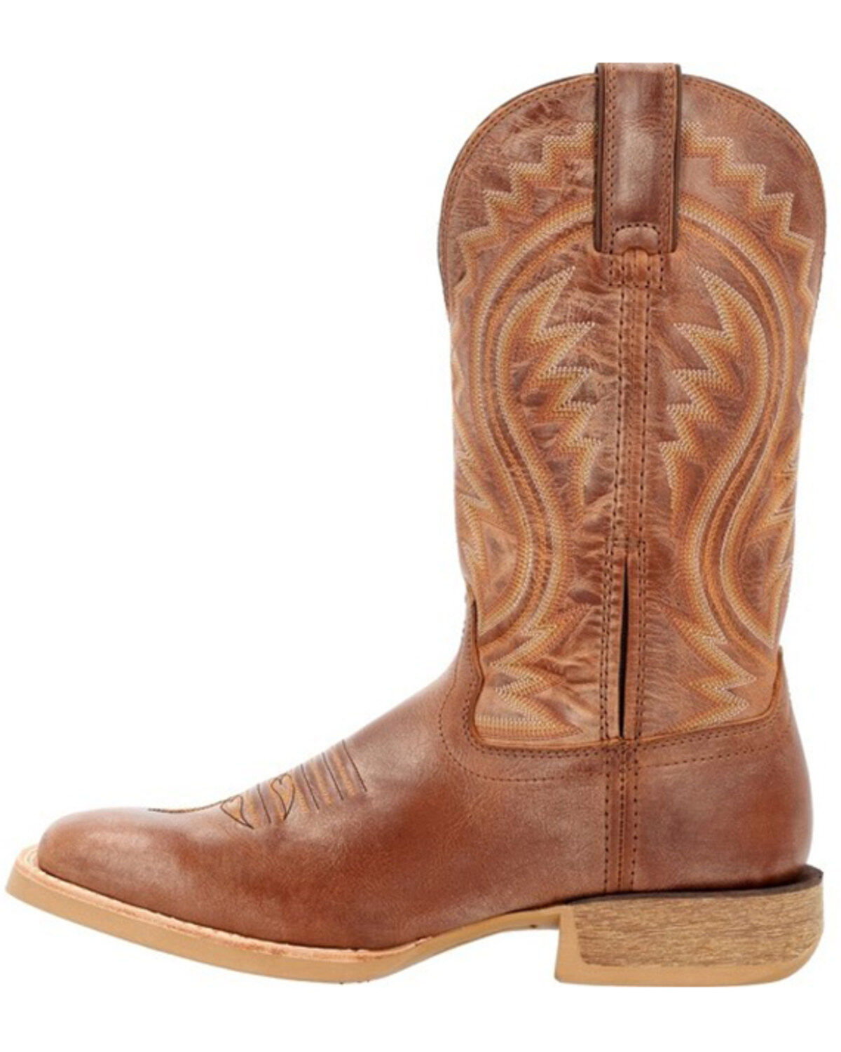Image #3 - Durango Men's Rebel Pro Western Performance Boots - Broad Square Toe, Tan, hi-res
