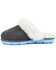 Image #3 - Superlamb Women's Onager Charcoal Suede Leather Casual Slip-On Mule, , hi-res