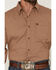 Image #3 - Cody James Men's Fold Nugget Plaid Print Long Sleeve Button-Down Stretch Western Shirt, Tan, hi-res