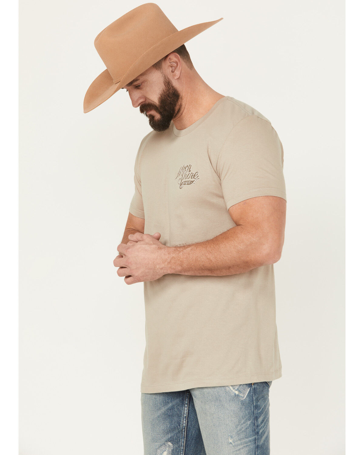 Product Name:  Moonshine Spirit Men's Bandana Short Sleeve Graphic T-Shirt