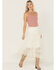 Image #1 - Wild Moss Women's Lace High-Low Skirt, Ivory, hi-res