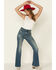 Image #1 - Lee Women's Distance High Rise Flare Jeans, Blue, hi-res
