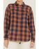 Image #3 - Cleo + Wolf Women's Breezy Springs Plaid Print Flannel Shirt, Beige/khaki, hi-res
