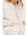 Image #3 - Cleo + Wolf Women's Seamed Zip Hoodie, Light Purple, hi-res