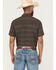 Image #4 - Ariat Men's Retro Southwestern Stripe Print Short Sleeve Button-Down Stretch Western Shirt, Black, hi-res