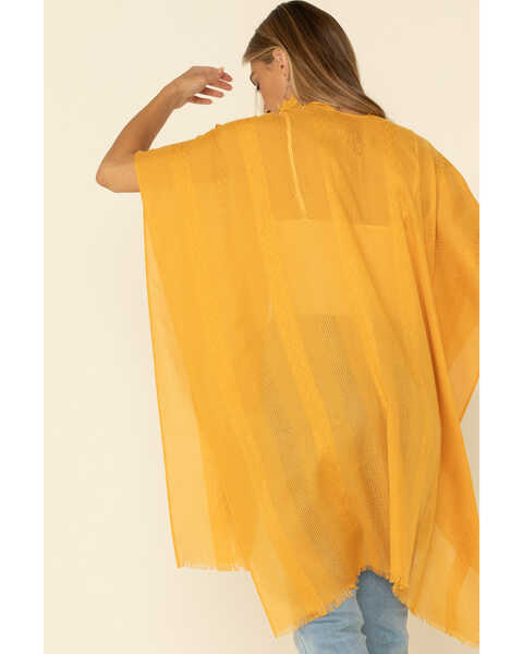 Image #5 - Shyanne Women's Golden Hour Woven Shawl, Yellow, hi-res