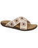 Image #1 - Mykos Women's Leyla Crossband Sandals, White, hi-res