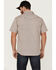 Image #4 - Moonshine Spirit Men's Sparky Medallion Geo Print Short Sleeve Snap Western Shirt, Burgundy, hi-res