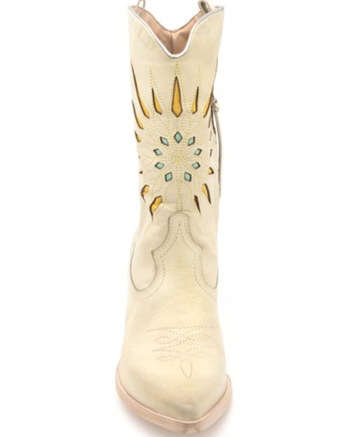 Image #4 - Golo Shoes Women's Mae Sun Inlay Western Boot - Pointed Toe , , hi-res
