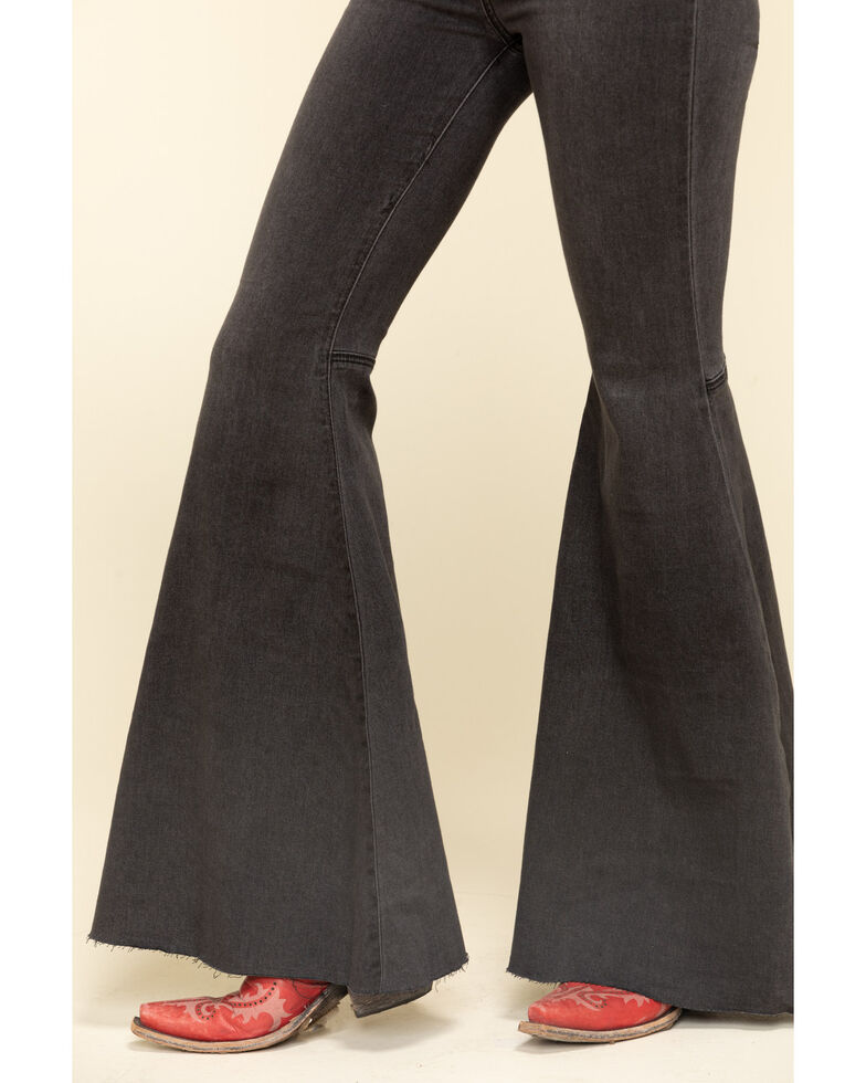 free people black flare jeans
