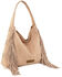 Image #1 - Wrangler Women's Shiloh Fringe Studded Hobo Bag, Dark Pink, hi-res
