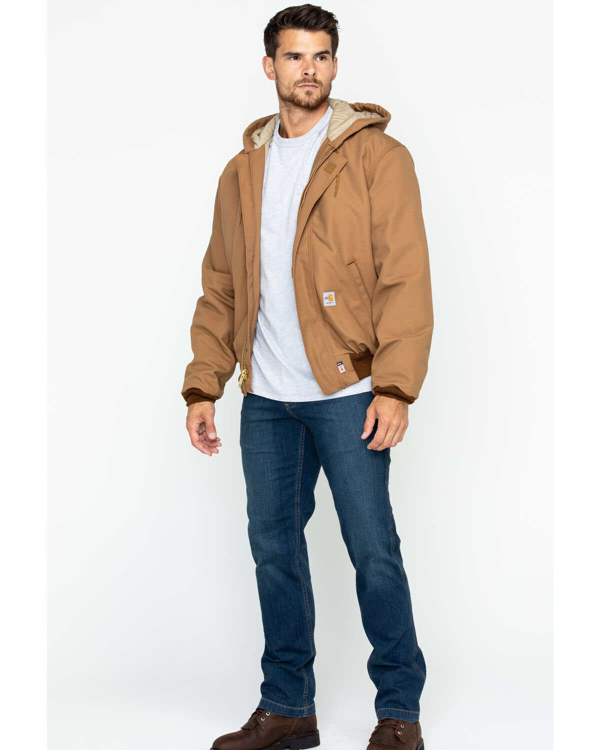carhartt fr hooded jacket