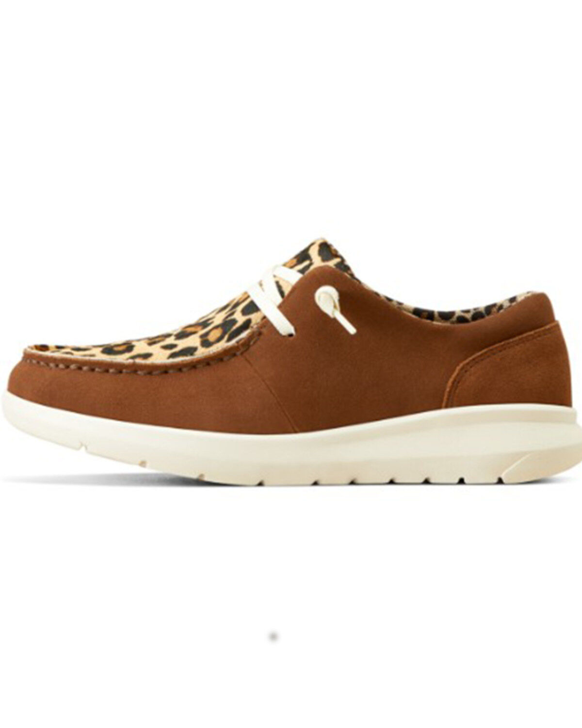 Image #2 - Ariat Women's Hilo Leopard Print Casual Shoes - Moc Toe, Brown, hi-res