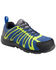 Image #1 - Nautilus Men's Metal-Free Wedge Sole Work Shoes - Composite Toe, Blue, hi-res