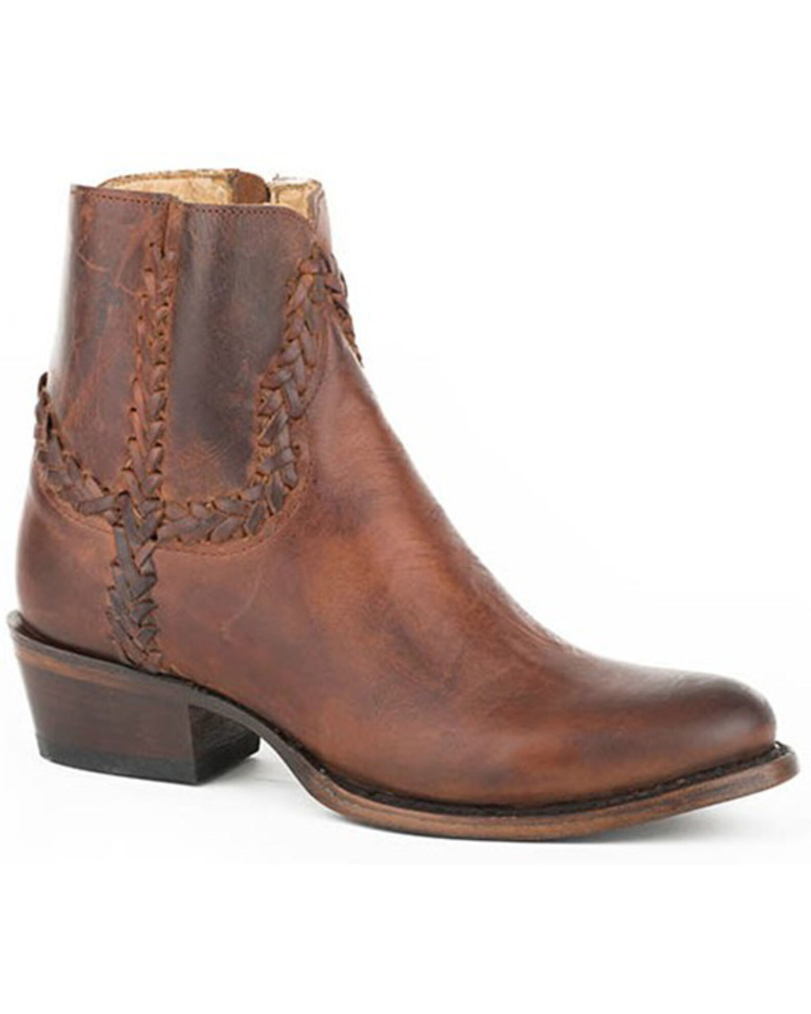 Stetson Women s Pixie Western Booties Round Toe Boot Barn