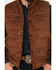 Image #3 - Cody James Men's Faux Suede Puffer Vest, Camel, hi-res