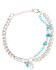 Image #2 - Shyanne Women's Turquoise Stone Chain Boot Charm, Silver, hi-res