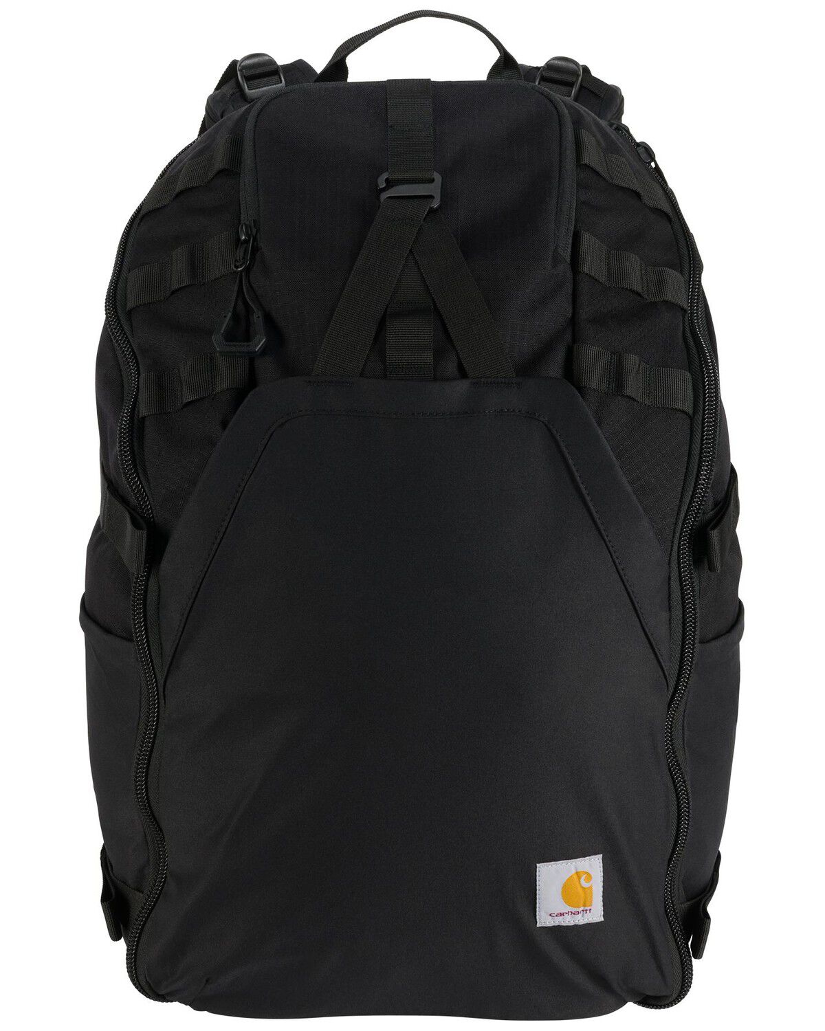 Image #1 - Carhartt 45L Nylon Internal Frame Hiking Backpack, Black, hi-res