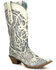 Corral Women's White Turquoise Glitter Chameleon Sun Boots - Snip Toe , , hi-res