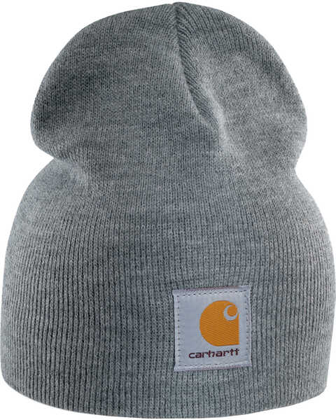 Carhartt Acrylic Knit Hat, Hthr Grey, hi-res