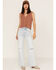 Cleo + Wolf Women's Cropped Knit Sweater Vest, Beige/khaki, hi-res