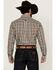 Image #4 - Ariat Men's Wrinkle Free Folk Plaid Print Long Sleeve Button-Down Western Shirt, Brown, hi-res