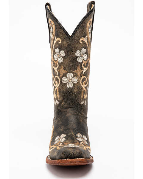 Image #4 - Corral Women's Honey Cowhide Western Boots, Honey, hi-res