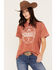 Image #1 - Paramount Network's Yellowstone Women's For The Brand Short Sleeve Graphic Tee, Rust Copper, hi-res