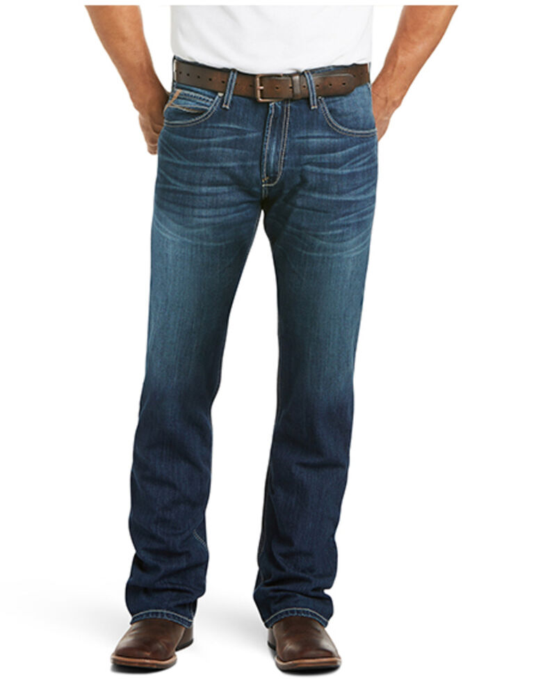 Ariat Men's M4 Ford Bragg Dark Stretch Relaxed Bootcut Jeans | Boot Barn