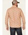 Image #4 - Pendleton Men's All-Over Dobby Chambray Long Sleeve Button Down Western Shirt, Tan, hi-res