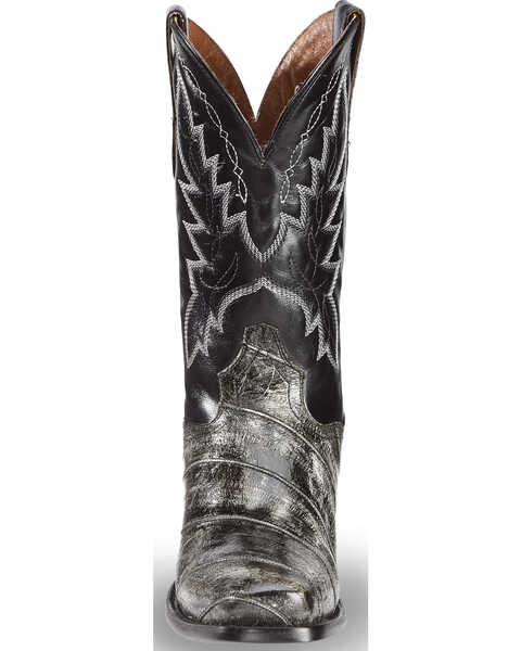 Image #4 - Dan Post Men's Eel Cowboy Boots - Square Toe, , hi-res
