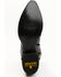 Dan Post Men's Ostrich Leg Exotic Western Boot - Snip Toe, Black, hi-res