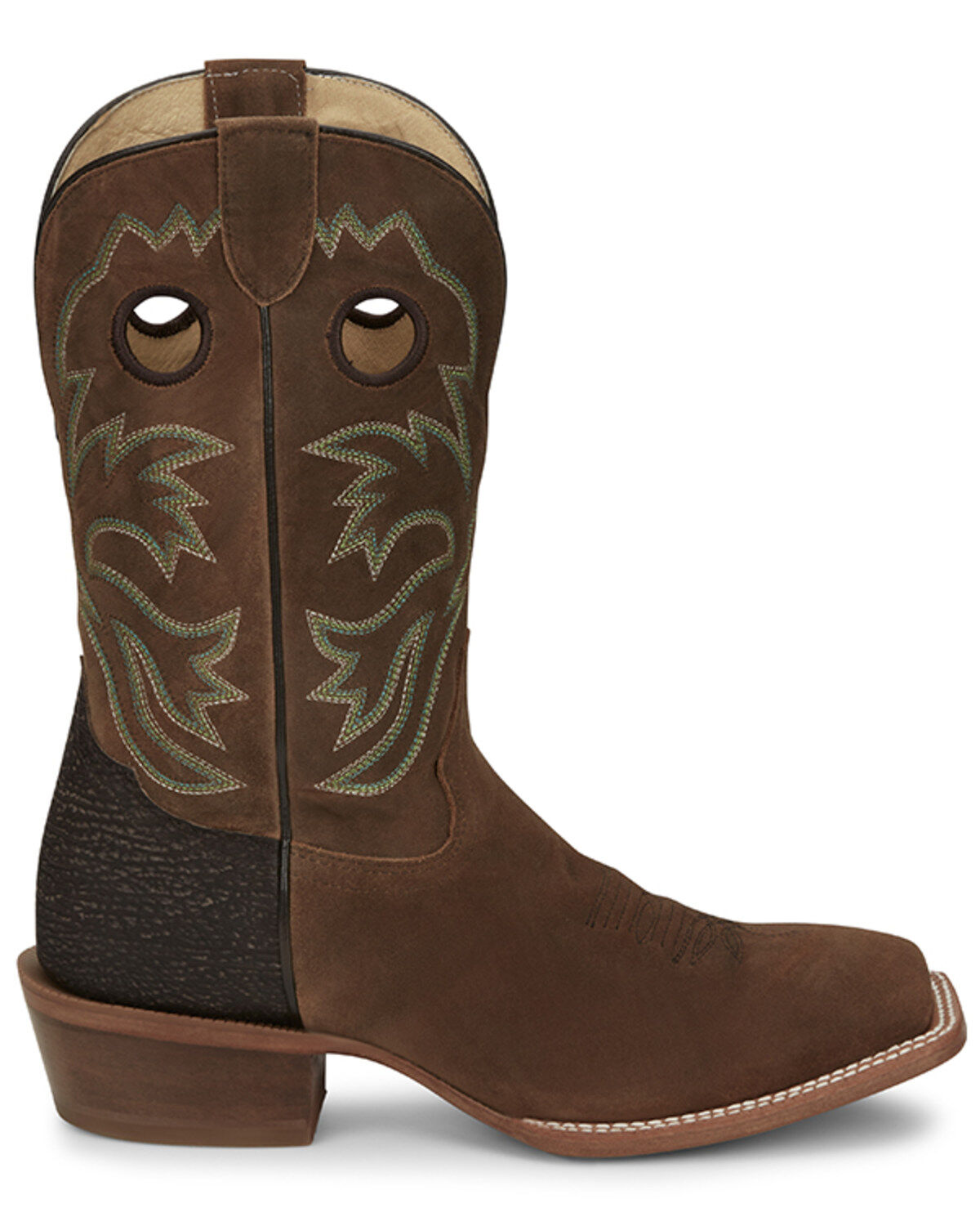 Image #2 - Tony Lama Men's Arena Hudson Clay Western Boots - Broad Square Toe, Brown, hi-res