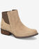 Image #1 - Born Women's Kendyl Suede Casual Booties - Round Toe, Taupe, hi-res