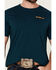 Image #3 - RANK 45® Men's Heritage Rodeo Short Sleeve Graphic T-Shirt, Dark Teal, hi-res