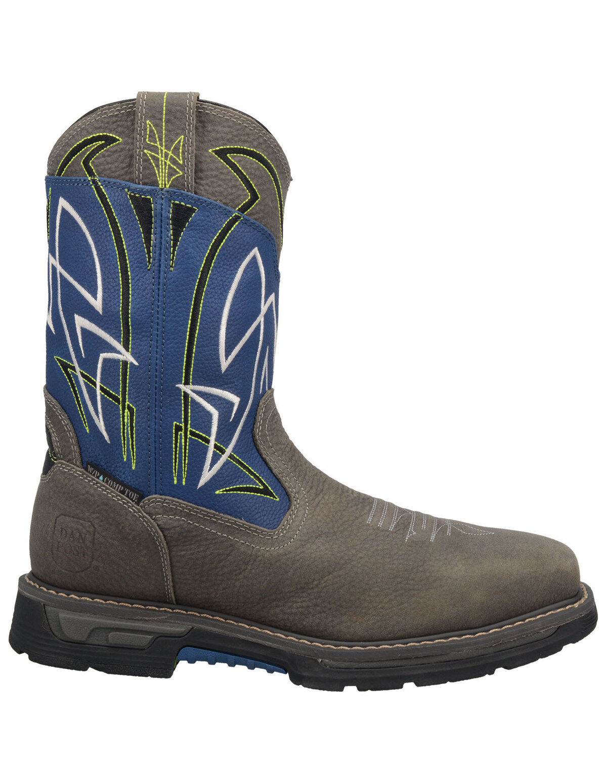 Image #2 - Dan Post Men's 11" Storm Surge Waterproof Western Work Boots - Composite Toe , , hi-res