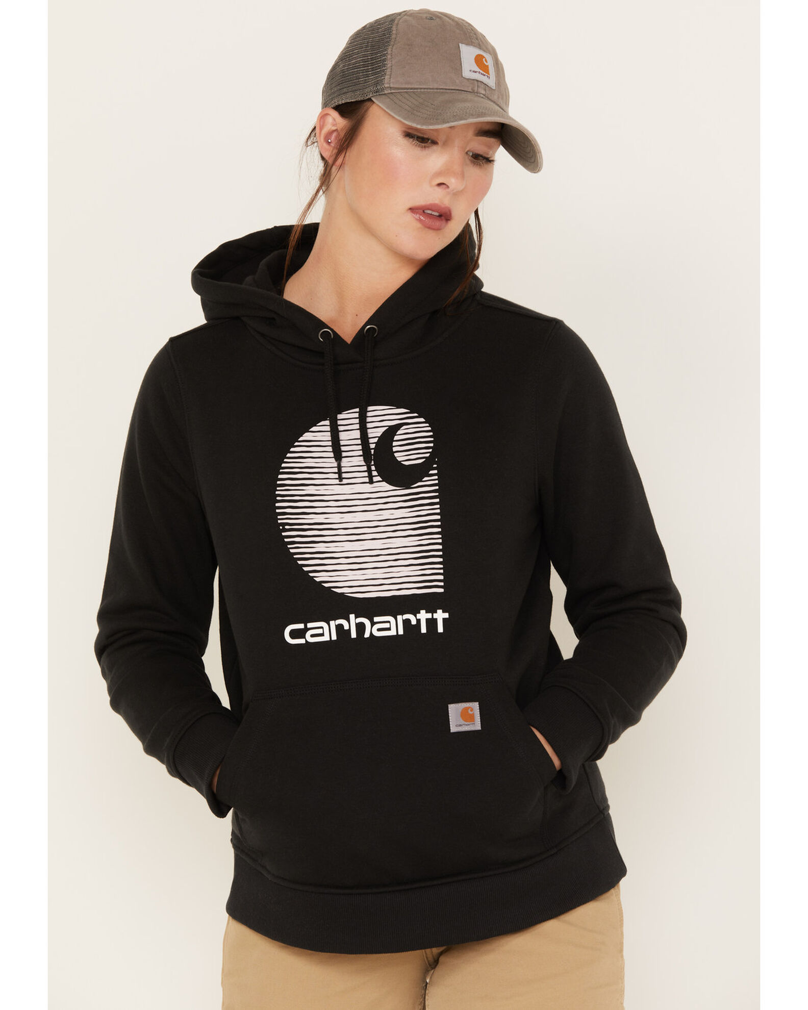 Womens black clearance carhartt hoodie