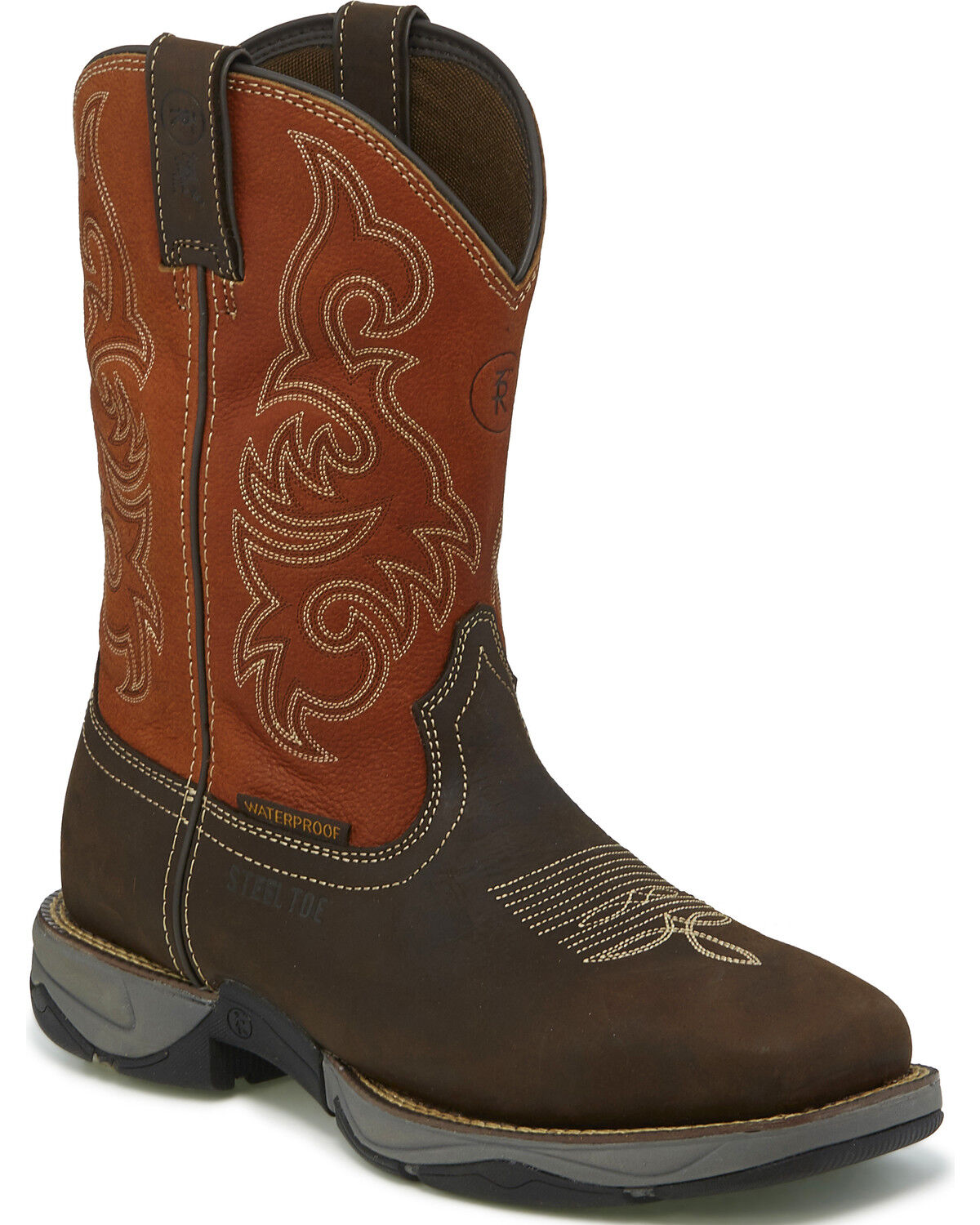 tony lama women's saddle tan tonk 3r casual waterproof steel toe work boots