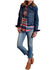 Image #1 - Stetson Women's Stretch Denim Welt Pocket Button-Front Jacket, , hi-res