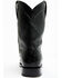Image #5 - Cody James Black 1978® Men's Carmen Exotic Full-Quill Ostrich Roper Boots - Round Toe, Black, hi-res