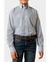 Image #1 - Ariat Boys' Geo Print Long Sleeve Button-Down Western Shirt, White, hi-res