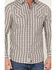 Image #3 - Moonshine Spirit Men's Southern Boy Striped Long Sleeve Pearl Snap Western Shirt, Cream, hi-res