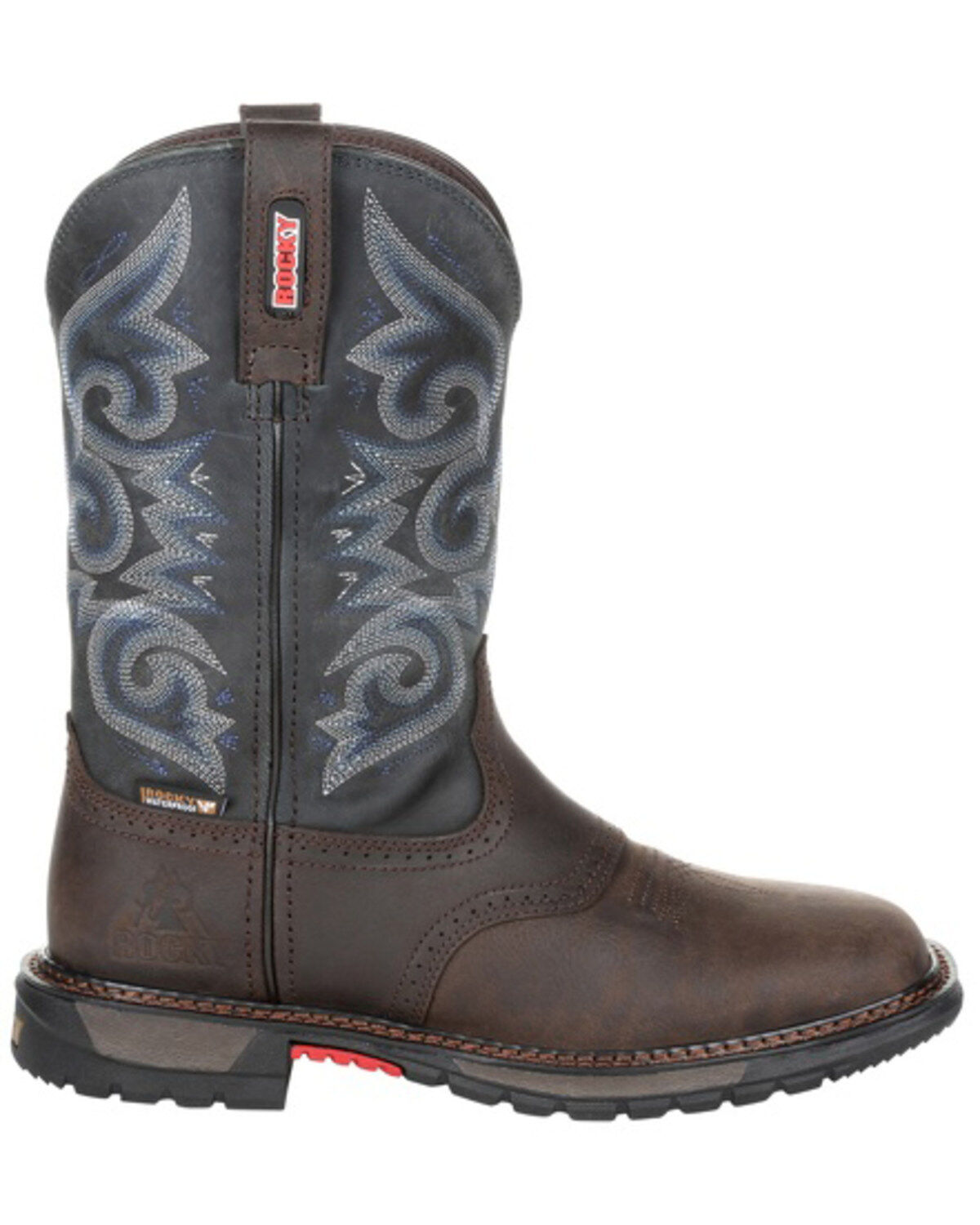 Image #2 - Rocky Women's Original Ride FLX Waterproof Western Work Boots - Soft Toe, , hi-res