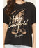 Image #3 - Wrangler Retro Women's Hey Cowboy Short Sleeve Graphic Tee, Black, hi-res