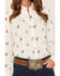 Image #3 - Shyanne Women's Sagewind Floral Print Long Sleeve Button-Down Western Shirt, White, hi-res