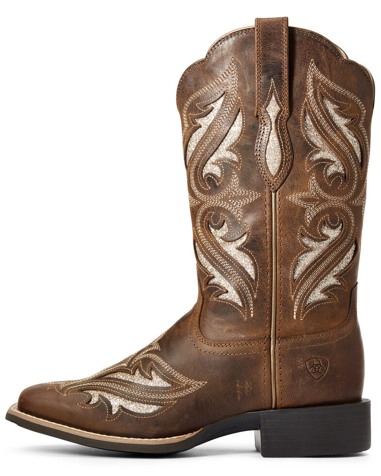 Ariat Women�s Round Up Bliss Western Boots Wide Square