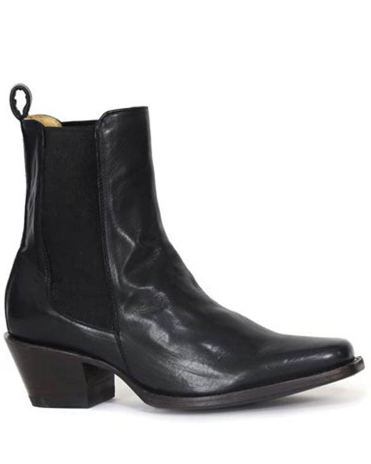 Stetson Women's Cara Western Booties - Snip Toe, Black, hi-res